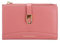 David Jones Paris - Porte-Monnaie Portefeuille Femme - Compartiments Multiples Poche - Similicuir avec Fermeture à Zip - Femme Mode Classique Tendance (Dark Pink, Porte Feuille - L14 * H9 * P2 CM)