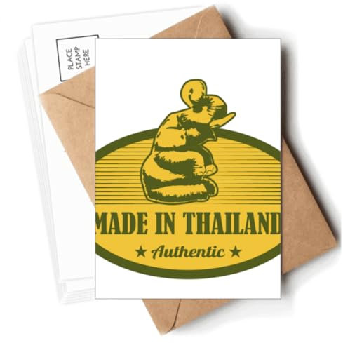 Thailändische Kultur Thailand Postkarten Umschläge Blanko Notizkarten Versand