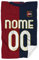 Coperta In Pile Personalizzata Tifoso Calcio Serie a Tifoso 2024/2025 Milanista Interista Romanista Napoletano Misura 130x180 In pile Sublimabile Lave anche in Lavatrice (Tifoso Genoa)