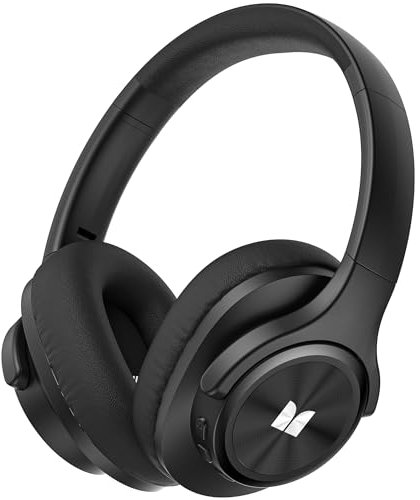 Monster Mission 200 - Auriculares Bluetooth inalámbricos con 3 modos de ecualización, estéreo de baja latencia, plegables, ligeros, 70 horas de reproducción, graves profundos para casa, oficina,