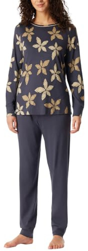 Schiesser Damen Schlafanzug Set lang Baumwolle Modal - Nightwear