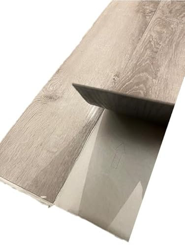 Self Adhesive Flooring Plank Peel and Stick 5m²/36pcs per Box Tiles Thick Waterproof Luxury PVC Floor Wood Effect (Harbour Grey)