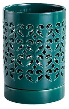 Pot D'orchidée en Céramique avec Trous, Pots de Fleurs D'intérieur et D'extérieur pour Le Rempotage, Jardinière D'orchidées à Fentes Respirantes, Pot de Plante D'intérieur et (D)