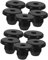 GLEAVI 10pcs Black Rubber Jack Oil Plug for Oil Filler Horizontal Bottle Jack Seal