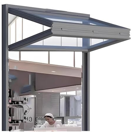 XILYZMO Fatto su Misura Finestre, su E Giù Finestre Scorrevoli Pieghevoli, Montaggio A Filo Ventilazione Isolato Finestra Concessioni, con Guarnizione Finestra Servizio Camion