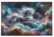 Niedliches Einhorn-Konstellations-Nebel Holz-Puzzle, Familienpuzzle, 500 Teile, 50,5 x 37,8 cm