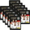 Panini 125 Jahre DFB Fussball Sticker - 10x Stickertüten 10 Packs Fussball Sticker Sammel-Tüten DFB 2025 und BB-Toy-Trades Toploader
