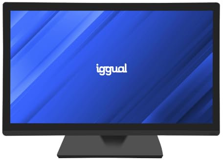 iggual Monitor Táctil de 15,6 LCD, (16:9). - Panel Resistivo 4 Hilos - Compatible Aplicac. TPV/POS. y Sistemas Ope: Windows 7 y sucesivos. -Conex: VGA+HDM+USB-A. -Resolución 1600X900 px. (MTL15CP)