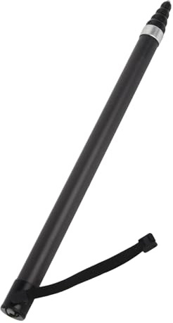RASTKY Telescopic Microphone Boom Extension Rod, 3 Meter 9 Section Microphone Extension Pole for Interview Live Studio Video Production, Aluminum Alloy Carbon Fiber with 1/4 Screw