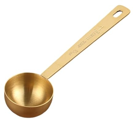 Coffee Spoon Stainless Steel Measuring Spoon，Precision Measuring Spoon for Collagen Supplements, Approximate Measure Coffee Scoop