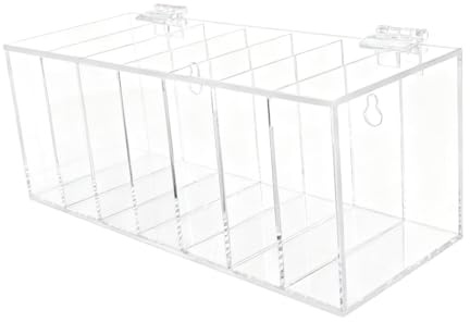 Alide Dispenser Di Etichette Acriliche Per Il Giorno Della Settimana, Dispenser a 7 Scomparti Per Cucina, Ristorante, Ufficio (etichette Non Incluse)