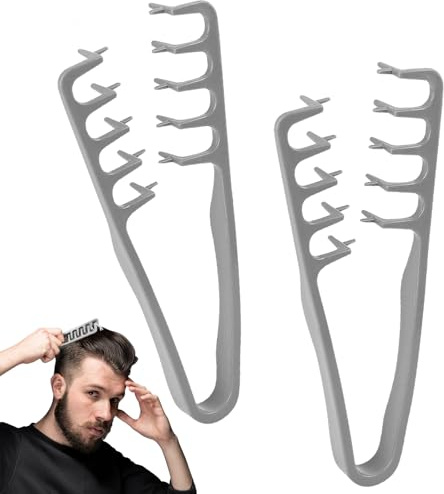 2 Pezzi Pettine Capelli per Texture, Pettine a Denti Larghi