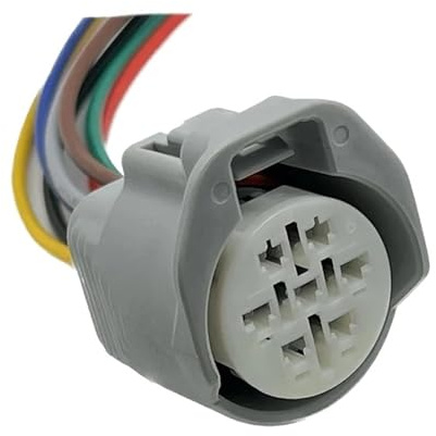 XIOKLM 1 Pc 7 Pin Car Headlight/Assembly Plug Wiring Harness Auto Waterproof Connector 6189-0127(10 Pcs)
