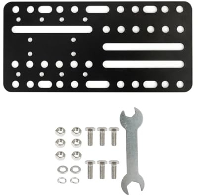 Jazuaiao Handbrake Bracket USB Adapter Plate for Simulation Game for Consoles Metal Construction USB Bracket for Gaming