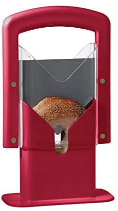 Hoan The Original Bagel Guillotine Universalschneider, 23,6 cm, Rot