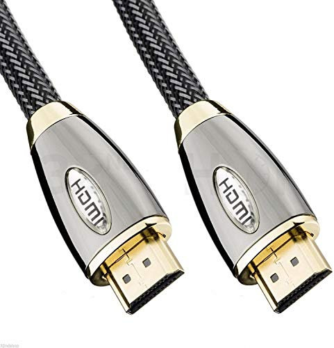 REALMAX®[New Version] 0.5m High Speed HDMI Cable For All HD Ready Devices Smart TV Xbox PS4 PS3 Laptop HDTV Virgin Sky BT Set Top Box Projector DVD BluRay Player PC And More (0.5m)