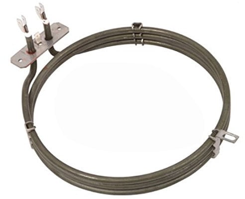 SPARES2GO 3 Turn Heater Element for Delonghi Fan Oven Cooker (2500W, 230v)
