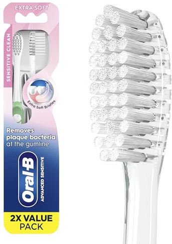 Oral-B, SensiSoft Toothbrushes Ultra Soft, 2 Count