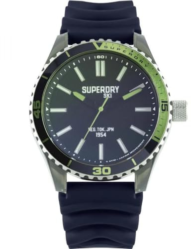 Superdry HerrenArmbanduhr Analog Quarz Silikon SYG241U