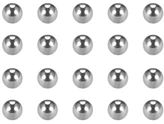 sourcing map 100Stk. 1.5mm Präzision Chromstahl Lagerkugeln G25