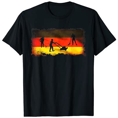 Deutschland Fahne Garten Gartenarbeit Gärtner Pflanzen T-Shirt