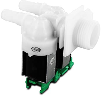 DL-pro - Válvula magnética apta para Bosch Siemens Neff Constructa (00428210, dos veces, 180°, 10,5 mm)