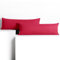 DecoKing 2 Kissenbezüge 40x200 cm Jersey 100% gekämmte Baumwolle Reißverschluss pink Amber