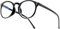 NAKED Optics Blaulichtfilter Brille (Panto, Schwarz)