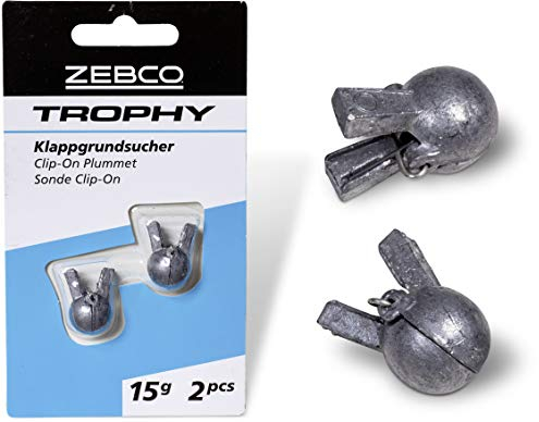 Zebco Qualitäts Trophy Klappgrundsucher Angelblei Blei Grundblei Angeln Angel Zubehör, Diverse, 15 g