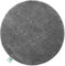 Floordirekt Badematte Sky - Badezimmerteppich - Weicher, dichter Hochflor - Rutschhemmend & Schnell trocknend - Geeignet für Fußbodenheizung - Eckig & Rund (Rund - Ø 95 cm, Dunkelgrau)