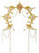 BLESSUME Halo Stirnband Frauen Cosplay Halloween Zubehör (Gold 11)
