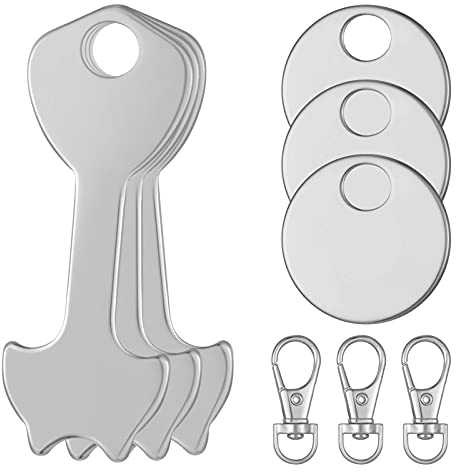 Einkaufswagenlöser, 3 Stück Abziehbarer Einkaufswagenchip aus Edelstahl, Kein Steckenbleiben im Schloss, Einkaufswagen Schlüsselanhänger Einkaufschip Chip Tool