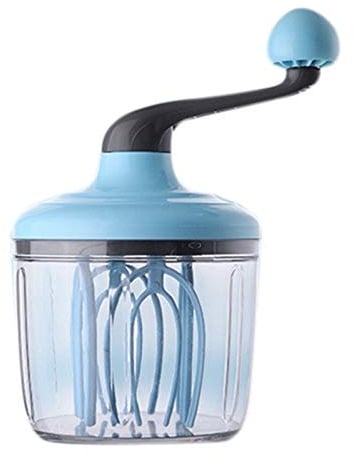 Agitador Cocina de la herramienta manual de huevo Crema batidor de mano tipo de espuma fabricante de leche vaporizador portátil de múltiples funciones de los huevos batidor práctica Cocina, café, etc.