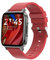 Fitness Smart Watch 1.7 Touch Screen Sport Orologio da Polso Bluetooth con cardiofrequenzimetro, contapassi IP68 Impermeabile Calorie cronometro Activity Tracker per Uomo Donna (Rosso)