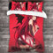 ANSSON Rias Gremory Bettwäsche 135x200cm Set,High School DxD Bettbezug Rot,Anime-Fans bettwäsche Junge und Mädchen Geschenke (135x200cm+80x80cmx2, Rias5)