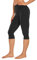 CRZ YOGA Butterluxe Damen High Waist 3/4 Leggings Capri Blickdicht Sport Yoga Fitness Sommer Sporthose - 43cm Schwarz 40