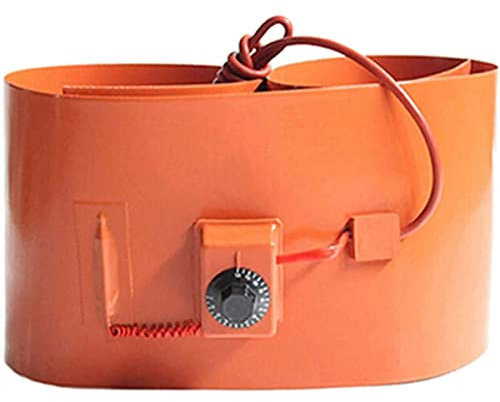 200L Oil Drum Heater, Silicone Metal Heating Belt, 0-150° C Adjustable Temperature, for Valves, Instruments, Tanks