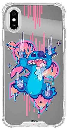 Official Stitch Babas Silver Mirror Case for iPhone X - XS to Protect Your Mobile Phone. Choose the Case Type You Like Best with Official Disney License