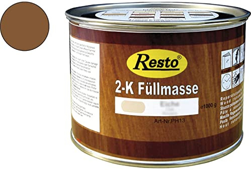 RESTO 2K Füllmasse 1kg Nussbaum