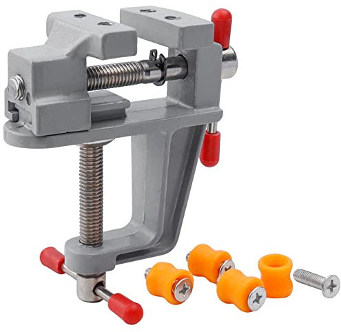 Gasea Mini Bench Vise Small Table Clamp Hobby Craft Repair Tool for Walnut Jewelry Watch Engraving Repairing