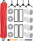 NexHarb 19pcs Accessoires pour Roborock Q Revo Aspirateur Robot Ensemble de Pièces de Rechange avec 1 Brosse Principale 4 Serpillères 4 Sacs à Poussière 4 Filtres 4 Brosses Latérales(Noires)