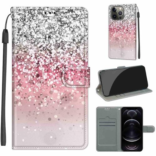 Case for iPhone 13 Pro Max, Premium PU Leather Magnetic Closure Flip Wallet Case [Card Slots] & [Kickstand] Phone Case Compatible with iPhone 13 Pro Max