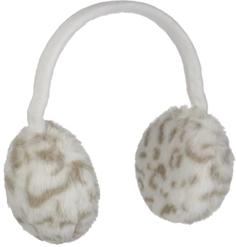 McBURN Fake Fur Ohrenschützer Ohrenwärmer Ohrenschutz Damen - Winter Herbst-Winter - One Size cremeweiß