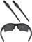 EZReplace Replacement Black Temple Arms for Oakley Flak 2.0/Flak 2.0 XL/Flak 2.0 Vented/Flak 2.0 XL Vented Sunglasses (Black)