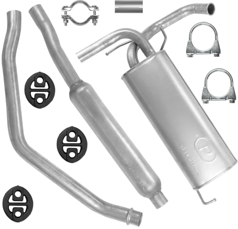 Polmo Schalldämpferset Auspuffanlage Auspuff für Suzuki SX4 1 I 2006-2014 1.5 1.6