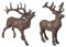 degawo Hirsch Skulpturen Gusseisen braun Guss Landhaus Landhausstil Deko Figur Sortiert