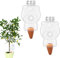 Cozlly Set Irrigazione Goccia Automatica, 2 Pezzi Irrigazione a Goccia per Vasi 400ML, Innaffiare Piante in Vacanza, Dispositivi di Irrigazione per Piante da Interno ed Esterno
