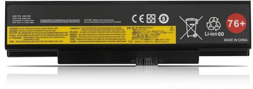 K KYUER 76+ 45N1760 45N1761 Laptop Akku für Lenovo ThinkPad Edge E550 E550C E555 E560 E565 Series Type 20DG 20DF 20E0 20DH 20EV 20EW 20EY 45N1758 45N1759 45N1762 45N1763 3INR19/65-2 20DF004RGE 48WH