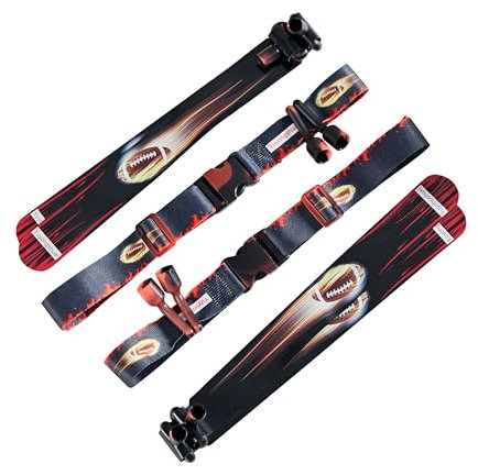 Yuyongshuai Flag Football Belts, Flag football kit, Children/teenagers/adults., Black Fire, Large