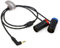 SZRMCC 3.5 mm TRS Right Angle to Dual XLR 3 Pin Male Low Profile XLR Audio Cable for Rode Wireless GO II to 2 Channel Receiver, Sound Devices, Zoom Video Camera